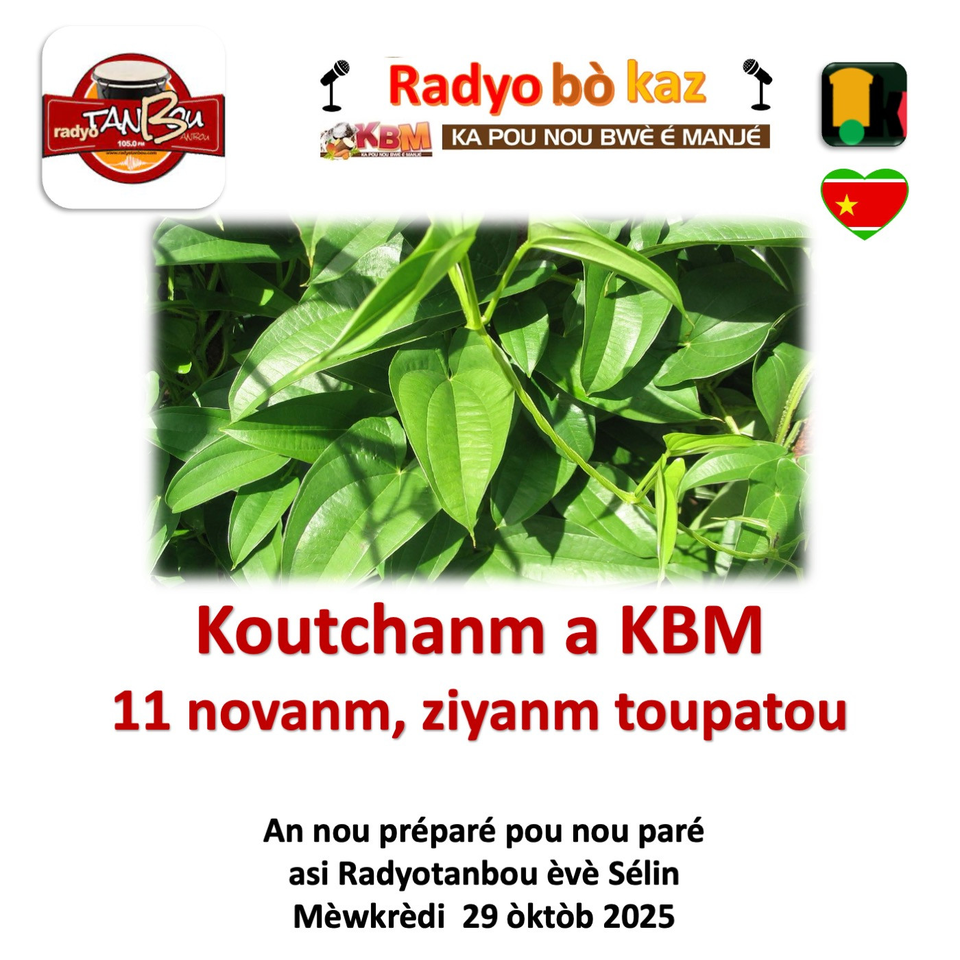 An nou préparé pou nou paré : KBM asi Radyotanbou 291025 episode artwork